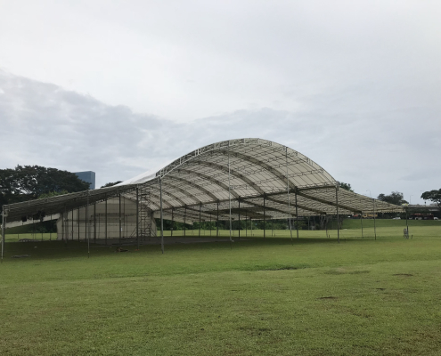 Dome Tentage Setting Up