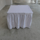 White table cloth for square table