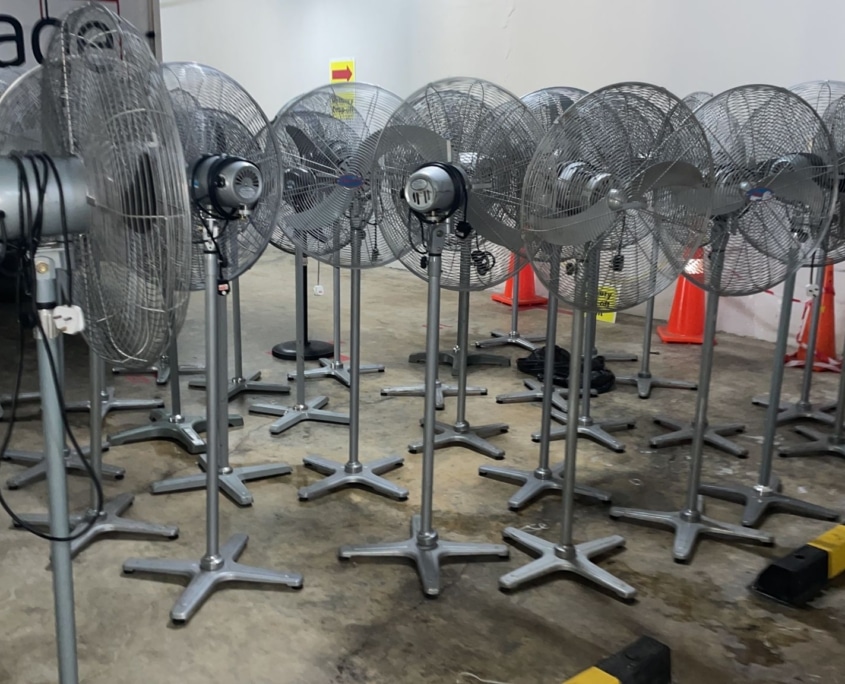 Fan Rental | Industrial Fans | Aircooler - Tentage Rental Singapore