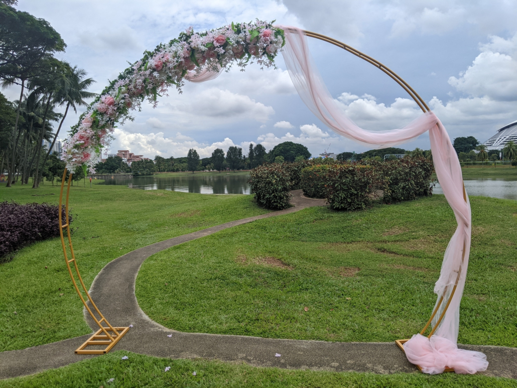 Pink floral Pink sash1