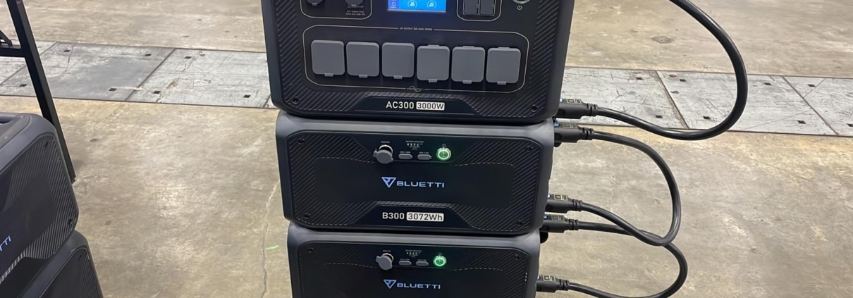 AC300 with 3 B300 batteries
