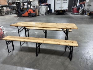 0.24m x 2m bench front view
