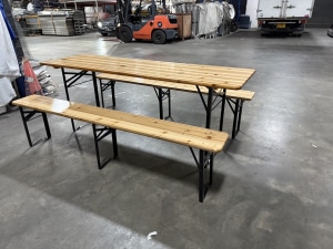 0.24m x 2m bench front view1
