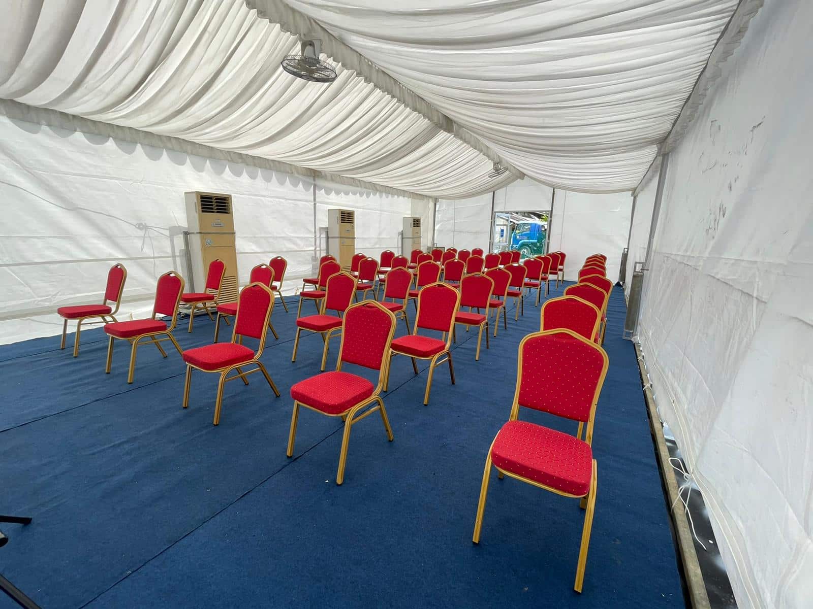 aircon tentage with 5hp aircon