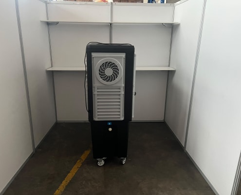 Aircon Blower side with exhaust